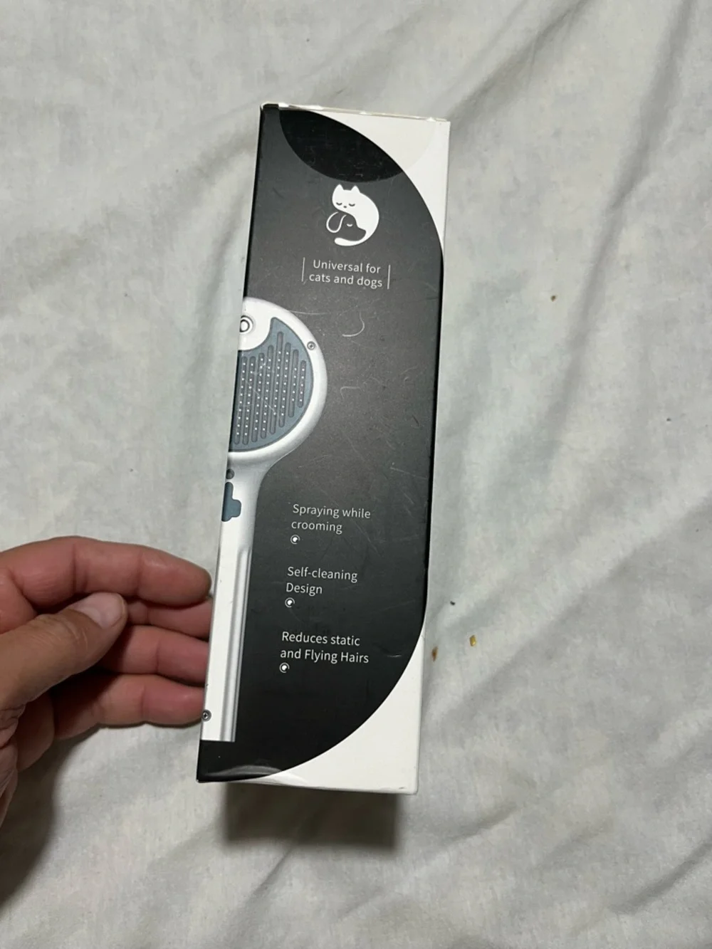 3-in-1 Cat Steam Brush - Silver